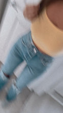 Load and play video in Gallery viewer, Slashed High Rise Jeans
