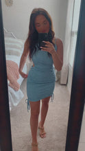 Load and play video in Gallery viewer, Daisy Blue Mini Dress
