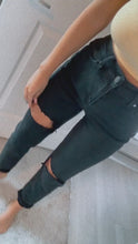 Load and play video in Gallery viewer, Black High Rise Jeans
