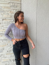Load image into Gallery viewer, Lilac Sweater Crop
