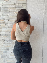 Load image into Gallery viewer, Taupe High Neck Crop
